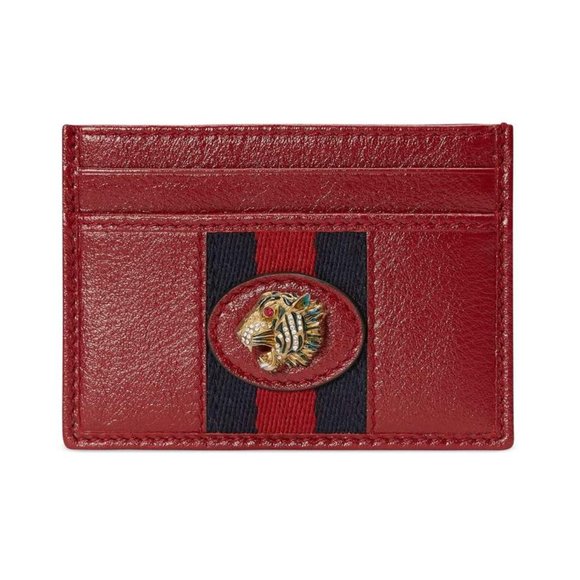 Gucci Rajah Card Holder in Red - Picture 1 of 4